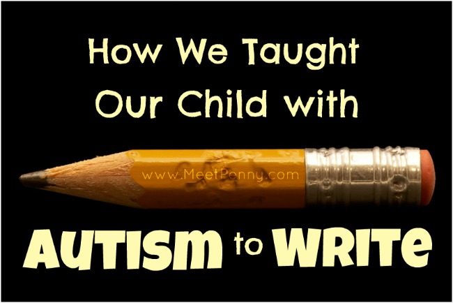 Teach your child how to write