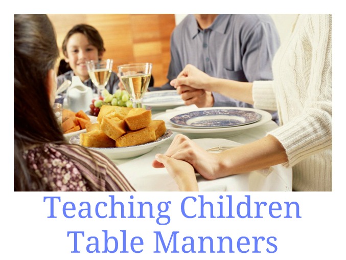 fun ways to teach mealtime etiquette