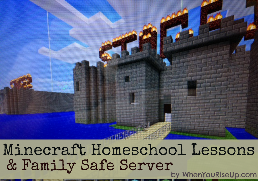 Enter to win a membership to a private Minecraft Server for Homeschoolers!
