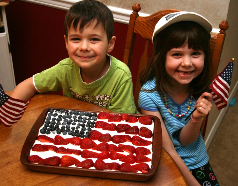 Happy Birthday, America! (Brownie Flag Recipe)