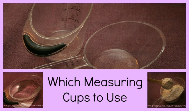 Learn to Cook: Which Measuring Cups to Use?