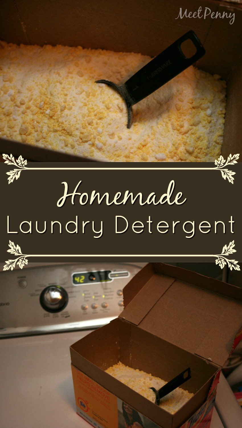 Homemade Powdered Laundry Detergent Recipe