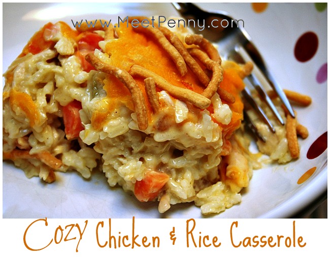 RECIPE: Cozy Chicken & Rice (with No Cream of Can)
