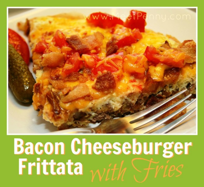 RECIPE: Bacon Cheeseburger Frittata with Fries