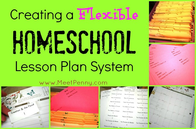 Creating a Flexible Homeschool Lesson Plan System