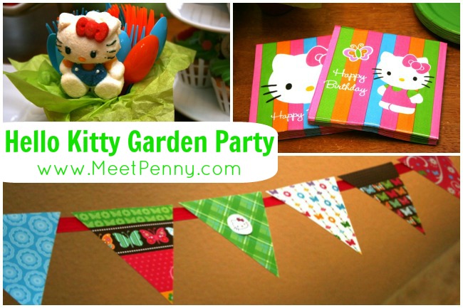 Hello Kitty Garden Party decorations