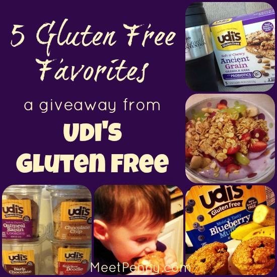A giveaway for 5 AMAZING productys from @udisglutenfree
