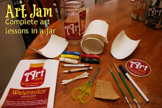 Art Jam - complete art lessons in a jar