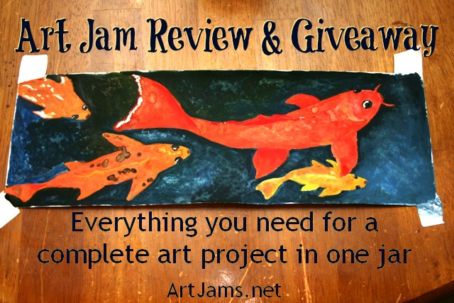 Art Jam projects in a jar - review and giveaway