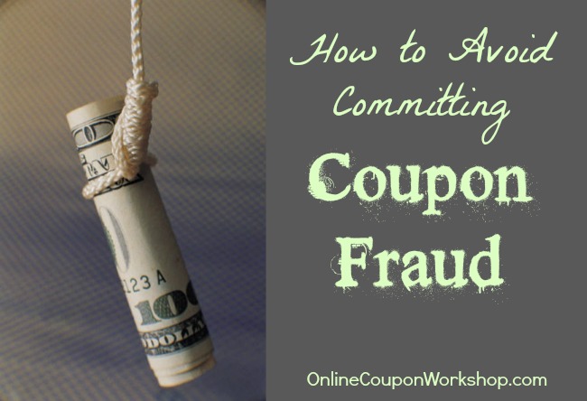 How to avoid committing coupon fraud