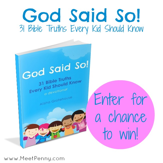 Enter to win a copy of God Said So! 