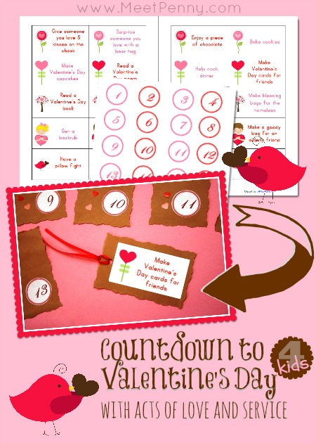 Valentine’s Day Countdown for Kids