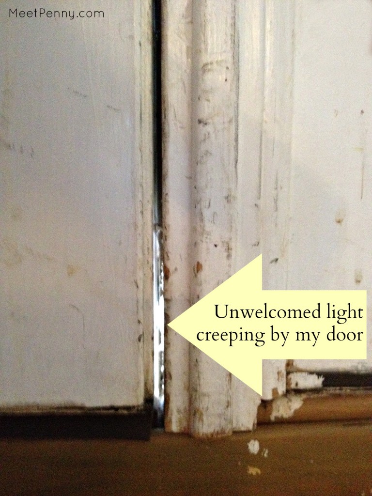 Who knew it was so easy to winterize your front door?!
