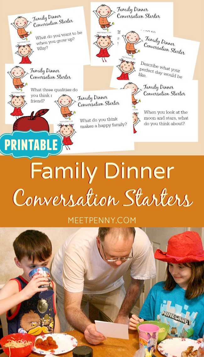 Picky eaters? No more! Going to set up a pasta bar and let them fix their own plates. Everyone gets exactly what they want and no more grumbles. Plus, I can use these printable dinner conversation starter cards to really talk to my kids. Love, love, love! #Saucesome #ad