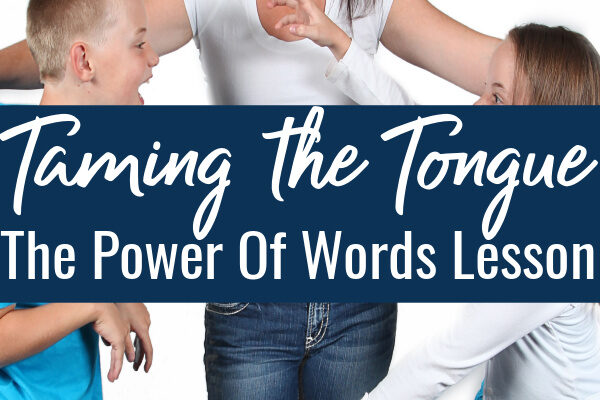 Teaching children to tame their tongues is important to stop teasing, bullying, and interrupting. This Power of Words Object Lesson PDF will help.